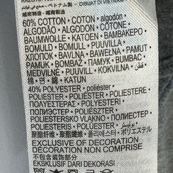 Nike Girls Long Sleeve Crew Neck Just Do It T-Shirt - Grey - size Medium - Picture 4 of 7